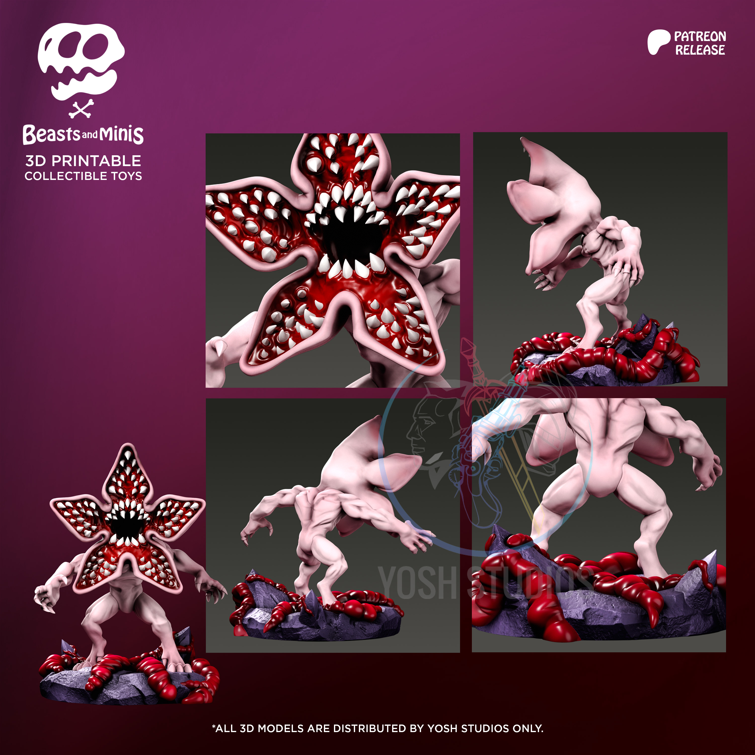 Demogorgon Mini Model view 2