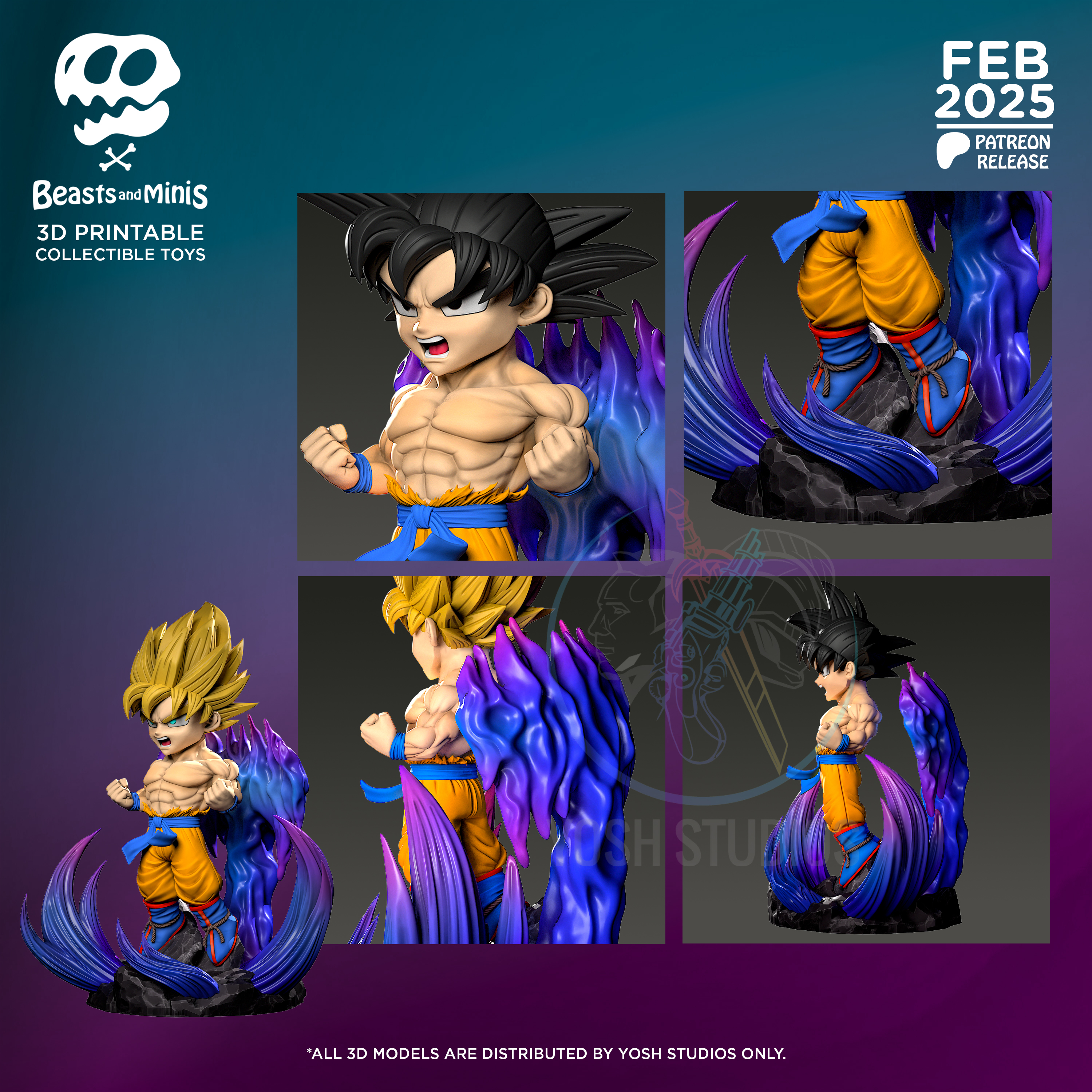 Goku Mini Model view 2