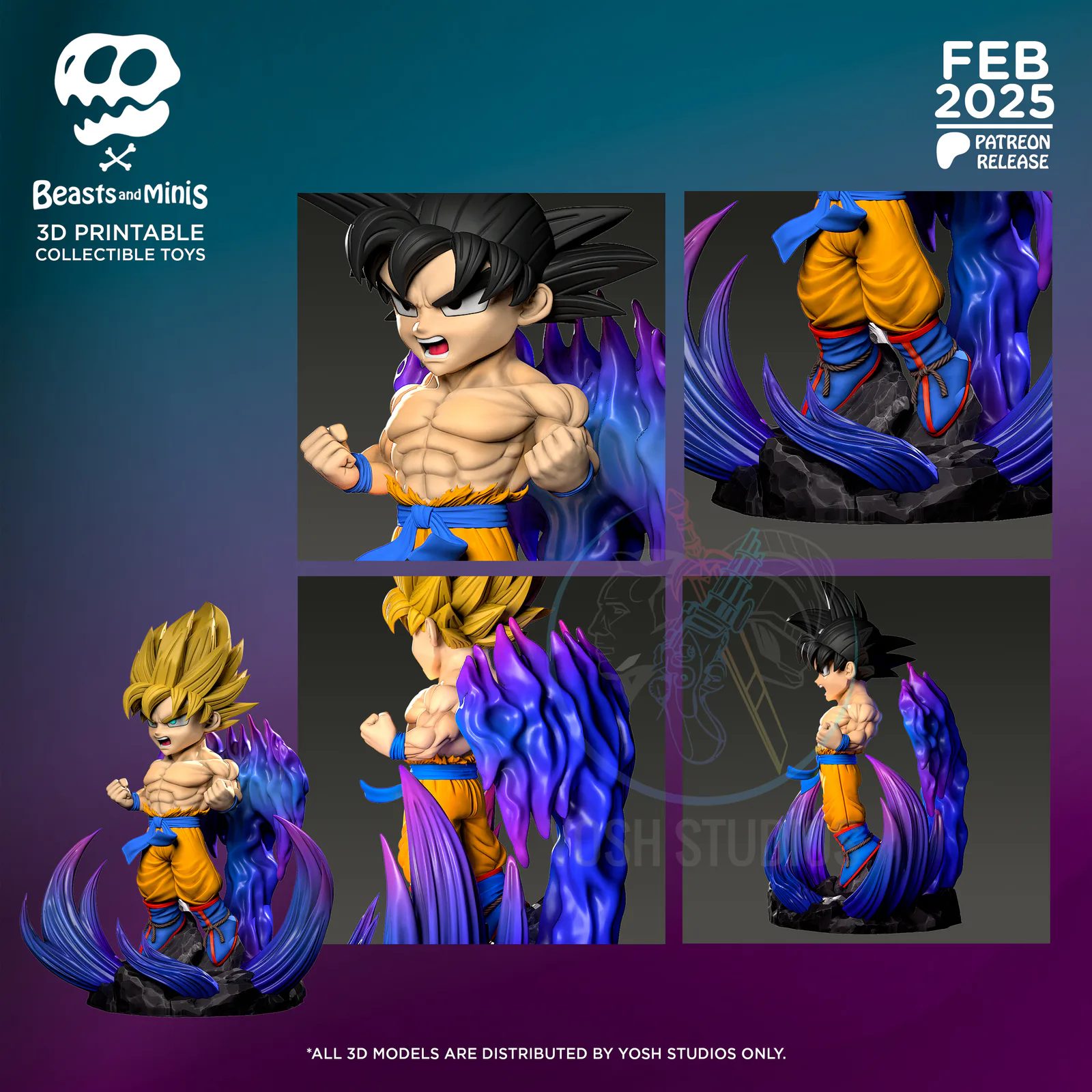 Goku Mini Model view 2