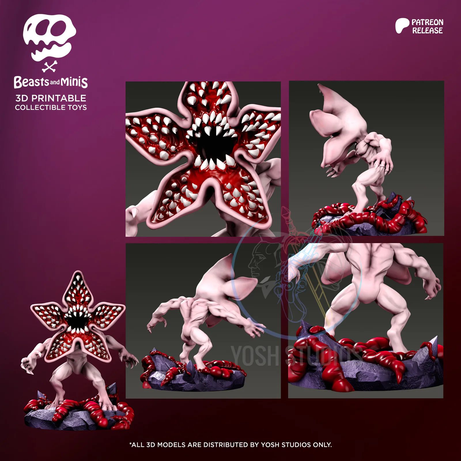 Demogorgon Mini Model view 2